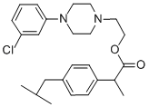氯布洛芬 结构式