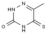 1,2,4-Triazin-3(2H)-one,4,5-dihydro-6-methyl-5-thioxo-(9CI) Structure