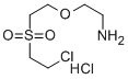 2-氯乙基砜乙氧基乙胺盐酸盐 结构式