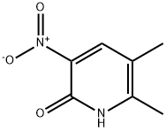 5,6-DIMETHYL-3-NITRO-1H-PYRIDIN-2-ONE Struktur