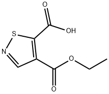 4,5--异噻唑二羧酸-4-乙酯, 98279-60-8, 结构式