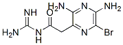 3,5-diamino-N-(aminoiminomethyl)-6-bromopyrazine-N-methylcarboxamide Struktur