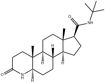 ジヒドロフィナステリド 化学構造式