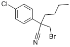 A-(BROMOMETHYL)-A-BUTYL4-CHLOROBENZENEACETONITRILE 化学構造式