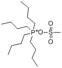メタンスルホン酸テトラブチルホスホニウム 化学構造式
