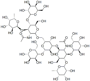 二糖基乳糖-N-六糖(B), 98359-76-3, 结构式