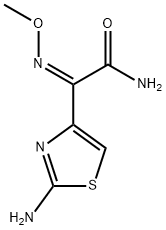 2-(2-AMINO-4-THIAZOLYL)-2-METHOXYIMINOACETAMIDE, 98368-23-1, 结构式