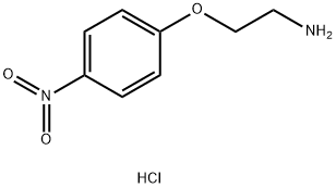 4-(2-氨基乙氧基)-1-硝基苯盐酸盐, 98395-62-1, 结构式