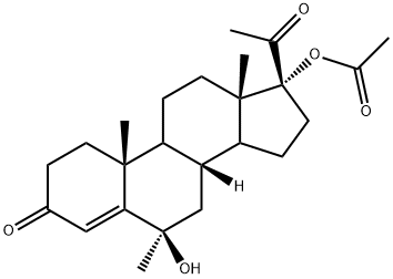 6-亚甲基孕酮, 984-47-4, 结构式