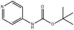 4-(tert-ブトキシカルボニルアミノ)ピリジン 化学構造式
