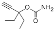 1-Pentyn-3-ol,3-ethyl-,carbamate(9CI) Struktur