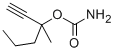 1-Hexyn-3-ol,3-methyl-,carbamate(9CI) Structure