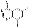 4-CHLORO-6,8-DIIODOQUINAZOLINE Struktur