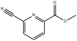 6-CYANO-2-PYRIDINE CARBOXYLIC ACID METHYL ESTER Structure