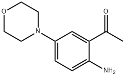 1-(2-AMINO-5-MORPHOLINOPHENYL)-1-ETHANONE Structure