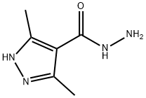 Pyrazole-4-carboxylic acid, 3,5-dimethyl-, hydrazide (6CI) Structure