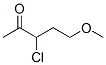 2-Pentanone,  3-chloro-5-methoxy- Structure