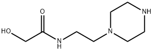 Acetamide, 2-hydroxy-N-[2-(1-piperazinyl)ethyl]- (9CI) Structure