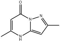2,5-DIMETHYLPYRAZOLO(1,5-A)PYRIMIDIN-7-ONE Struktur