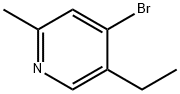 4-溴-5-乙基-2-甲基吡啶, 98488-99-4, 结构式