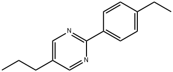 Pyrimidine, 2-(4-ethylphenyl)-5-propyl- (9CI) Structure