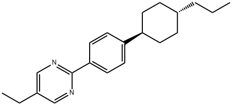 5-Ethyl-2-[4-(4-propylcyclohexyl)phenyl]pyrimidine  Structure