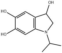 1H-Indole-3,5,6-triol, 2,3-dihydro-1-(1-methylethyl)- (9CI), 98496-30-1, 结构式