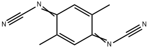 2,5-DIMETHYL-2,5-CYCLOHEXADIENE-1,4-DIYLIDENEBISCYANAMIDE Structure