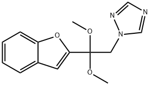 1-(2-(2-Benzofuranyl)-2,2-dimethoxyethyl)-1H-1,2,4-triazole Structure