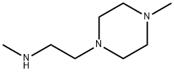 N-メチル-2-(4-メチルピペラジン-1-イル)エタンアミン 化学構造式