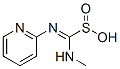 Methanesulfinic acid, (methylamino)(2-pyridinylimino)- (9CI) Struktur