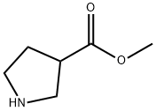 3-ピロリジンカルボン酸メチル 化学構造式
