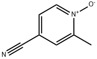 4-Pyridinecarbonitrile,2-methyl-,1-oxide(9CI) Structure