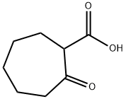 2-OXO-CYCLOHEPTANECARBOXYLIC ACID Struktur