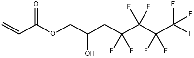 3-(PERFLUOROBUTYL)-2-HYDROXYPROPYL ACRYLATE Struktur