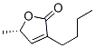 (5S)-3-Butyl-5-methylfuran-2(5H)-one 结构式