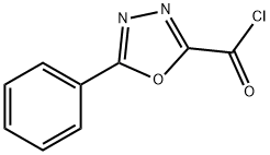 5-苯基-1,3,4-氧二唑-2-羰酰氯 结构式