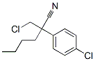 1-氯-2-氰基-2-(4-氯苯基)己烷 结构式