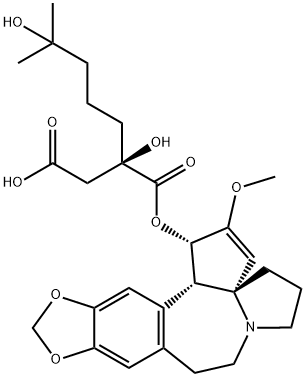 4'-去甲基高三尖杉酯碱 结构式