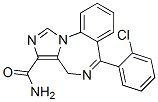 6-(2-Chlorophenyl)-4H-imidazo[1,5-a][1,4]benzodiazepine-3-carboxamide Structure