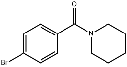 1-(4-ブロモベンゾイル)ピペリジン 化学構造式