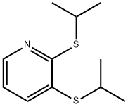 2,3-bis(isopropylthio)pyridine Struktur