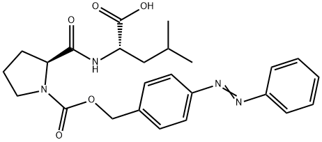 Collagenase Chromophore Substrate Test Substance (for quantitative Collagenase-Determination), 98640-71-2, 结构式