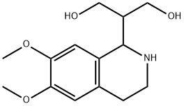 2-(6,7-DIMETHOXY-1,2,3,4-TETRAHYDRO-ISOQUINOLIN-1-YL)-PROPANE-1,3-DIOL Struktur