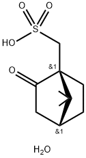 (1S)-(+)-樟脑-10-磺酸,一水化合物,98673-87-1,结构式
