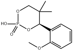 (S)-(-)-2-HYDROXY-4-(2-METHOXYPHENYL)-5,5-DIMETHYL-1,3,2-DIOXAPHOSPHORINANE 2-OXIDE Struktur