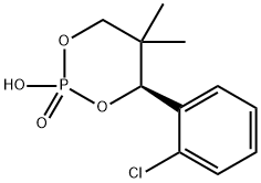 (S)-(-)-4-(2-氯苯基)-2-5,5-二甲基-2-羟基-1,3,2-二氧磷杂环己烷-2-氧化物,98674-86-3,结构式