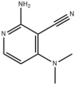 3-Pyridinecarbonitrile,  2-amino-4-(dimethylamino)- Struktur
