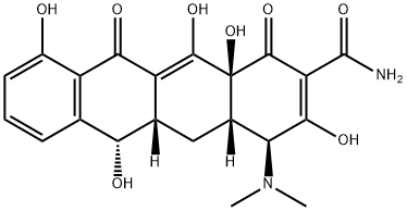 6-デメチルテトラサイクリン 化学構造式