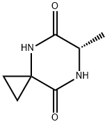 4,7-Diazaspiro[2.5]octane-5,8-dione,6-methyl-,(S)-(9CI) Structure